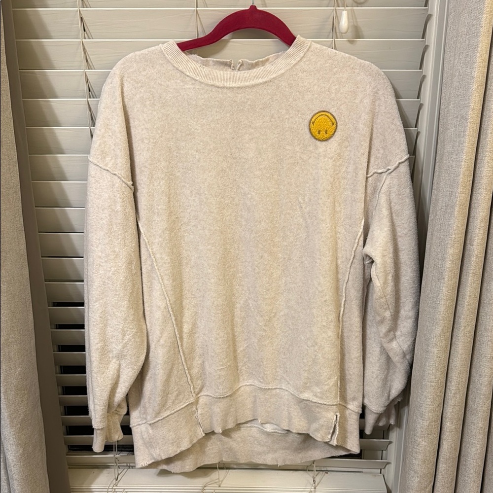 aerie distressed sweatshirt